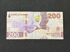 2024 Bank of Sambia 200 Kwacha Banknote - Neuausgabe - Bild 1 von 2