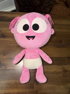 BabyFirst TV Riggle GaaGaa Peluche Rosa 12" FUNCIONANDO Ríe Muñeca Bebé Primero - Imagen 1 de 7