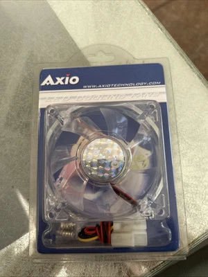 New Axio 80LED Red/blue LED Cooling Fan - Image 1 of 2