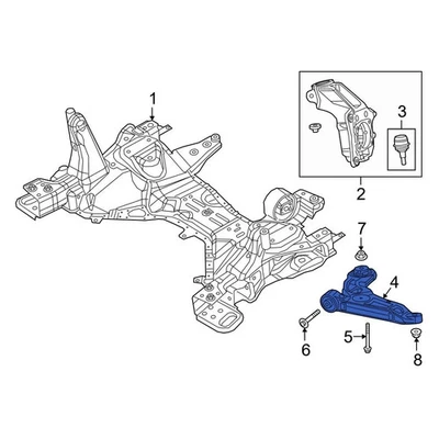 For Jeep Cherokee 2014-2023 Jeep 68207620AA Rear Upper Suspension Control Arm - Изображение 1 из 4