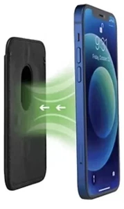 Charge Worx - Magnetic Credit Card Wallet - Black - Picture 1 of 2
