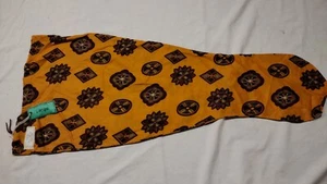 Large 3/4 - 4/4 Violin Dust Cover Bag By Baba NWT Gold Maroon Shapes Design - Picture 1 of 2