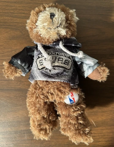San Antonio Spurs Brown Teddy Bear Plush 2010 Collectible Official Stuffed 9in Cover