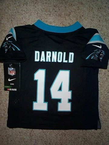 *IRREGULAR* Carolina Panthers SAM DARNOLD nfl NIKE Jersey TODDLER (2-2T) Cover