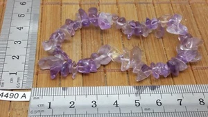 Bracelet baroque AMETRINE pierres mineraux lithotherapie reiki chips esoterisme - Picture 1 of 1