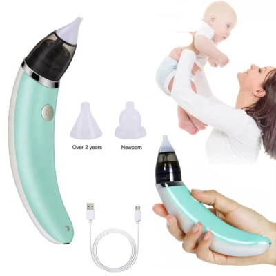 Silicone Nasal Electric Baby Aspirator Vacuum Sucker Nose Mucus Snot Cleaner - Image 1 of 4