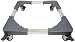 Adjustable Appliance Rolling Cart with Lockable Wheels, 18.5" to 24.8" - Picture 1 of 7