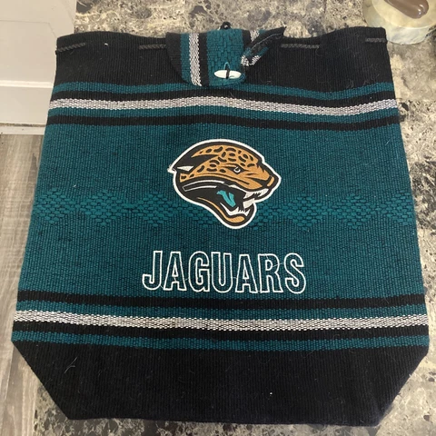 Jacksonville Jaguars Backpack Woven Purse Cloth Tote Bag Mexican  Embroider Cover