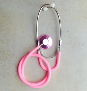 Stethoskop Stetoskop Stethoscope PINK, Rettungsdienst Krankenhaus  Praxis - Bild 1 von 4