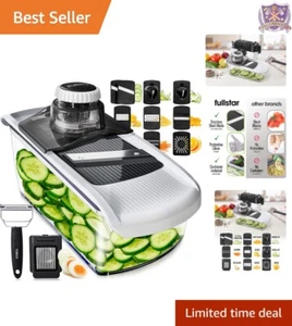 Mandoline Slicer Stainless Steel 11-in-1 Kitchen Gadgets Food Cutter & Grater - Picture 1 of 11