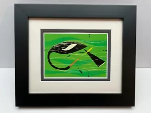 Charley Harper (Charles) Framed Art Card Museum Glass ANHINGA Ford Times - Picture 1 of 2