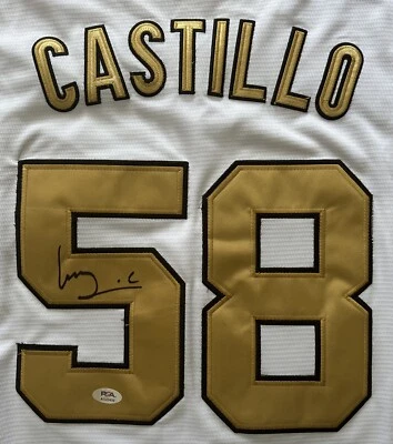 Luis Castillo Signed Autographed Cincinnati Reds All Star Jersey PSA/DNA COA - Image 1 of 3