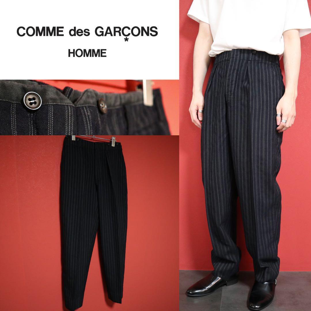 Rare Vintage Comme Des Garcons Homme Striped Wide Slacks | eBay