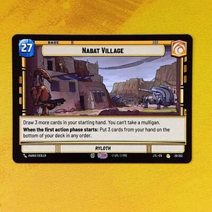 Nabat Village Ryloth 28 JTL Jump To Lightspeed SWU Star Wars Unlimited Rare Base - Picture 1 of 2