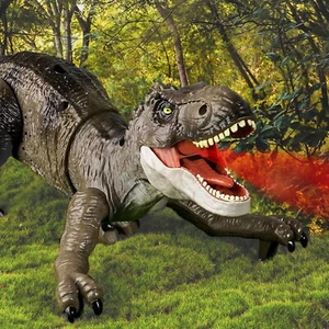 Kids Remote Control Dinosaur Toy Roaring Spraying Light-Up Electric Dino Toy, cm - Picture 1 of 12