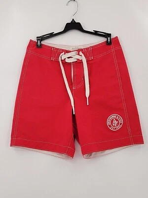 Abercrombie & Fitch Swim Trunks Shorts Bottoms Mens Adult Size XS W30 Red - Image 1 of 4