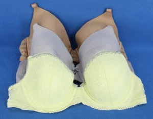 DKNY Underwire Lined T-shirt Bra Bundle Lot Size 36C #H4792 - Picture 1 of 8