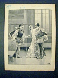 Starace Dessin original signé Les Romans Célèbres années 20 /30 TBE - Picture 1 of 1