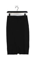Karen Millen Women's Midi Skirt UK 10 Black Wool
