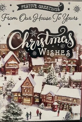 CHRISTMAS HOUSE From our house to yours Christmas Card / Christmas Cards From Our House