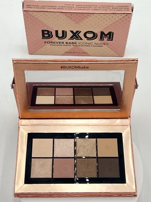 NEW BUXOM FOREVER BABE ICONIC NUDES EYESHADOW PALETTE  in  8 SHADES 0.29 OZ - Image 1 of 4