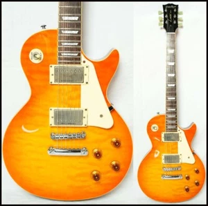 Grass Roots by ESP Electric Guitars G-LP-50S QM VLD Les Paul No Accessories Used - Picture 1 of 10