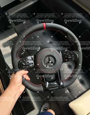 100%AMG Carbon Fiber Steering Wheel for Mercedes-Benz AMG A B C S G E Old to New - Изображение 1 из 4