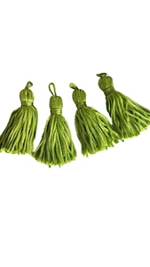 Lime Green Cushion Tassel - decorative trimming, cushion tassel key trinket box - Picture 1 of 3