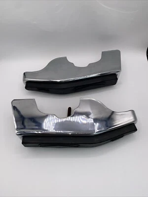 Pair 1974-1975 Mercedes-Benz 280 300 450 Front Or Rear Bumper Guards Bolt-On - Image 1 of 4