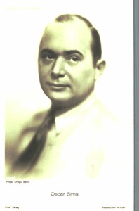 Oskar Sima * Original Ross Postcard Postcard * No. 8857