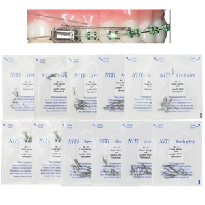 Ortodoncia Dental Niti Abierto Cerrado Bobina Resorte Arco Alambres Ojales 010 012 014 - Imagen 1 de 50