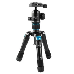 BEXIN V30 Adjustable Aluminum Alloy Mini Folding Desktop Camera Tripod Portable. - Picture 1 of 11