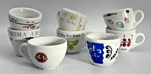 7 Starbucks D. Reinhart Set Of 6 Espresso/Demitasse Cups & 1 Starbucks Roast Cup - Picture 1 of 20