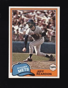1981 Topps Jeff Reardon #456 New York Mets - Foto 1 di 2