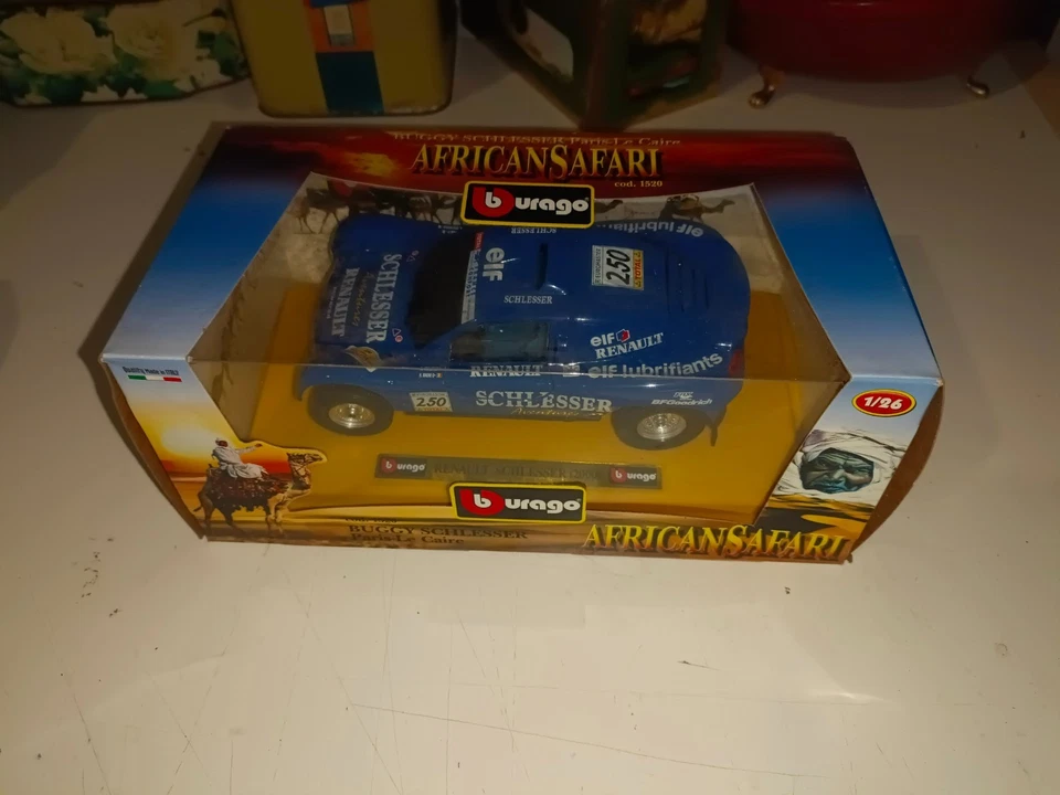 BBURAGO BUGGY SCHLESSER AFRICAN SAFARI CON SCATOLA SCALA 1:26 - Immagine 1 di 1