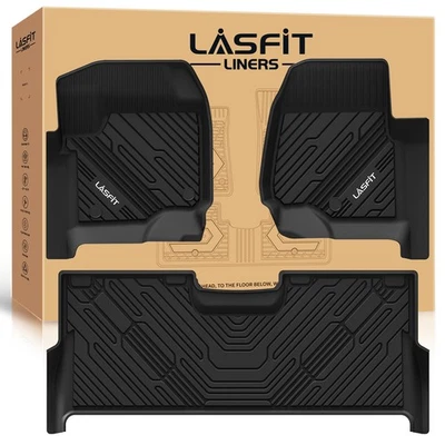 Floor Mats for Ford F-250 F350 F450 Super Duty 2017-2026 Crew Cab Bucket Seating - Imagem 1 de 4