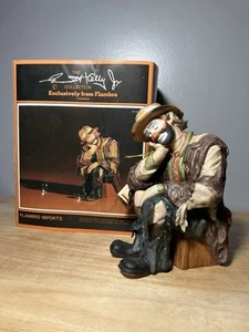 Flambro Emmett Kelly Jr 9720 Tired Medical Clown Nickerchen Figur 1984 Limitiert - Bild 1 von 9