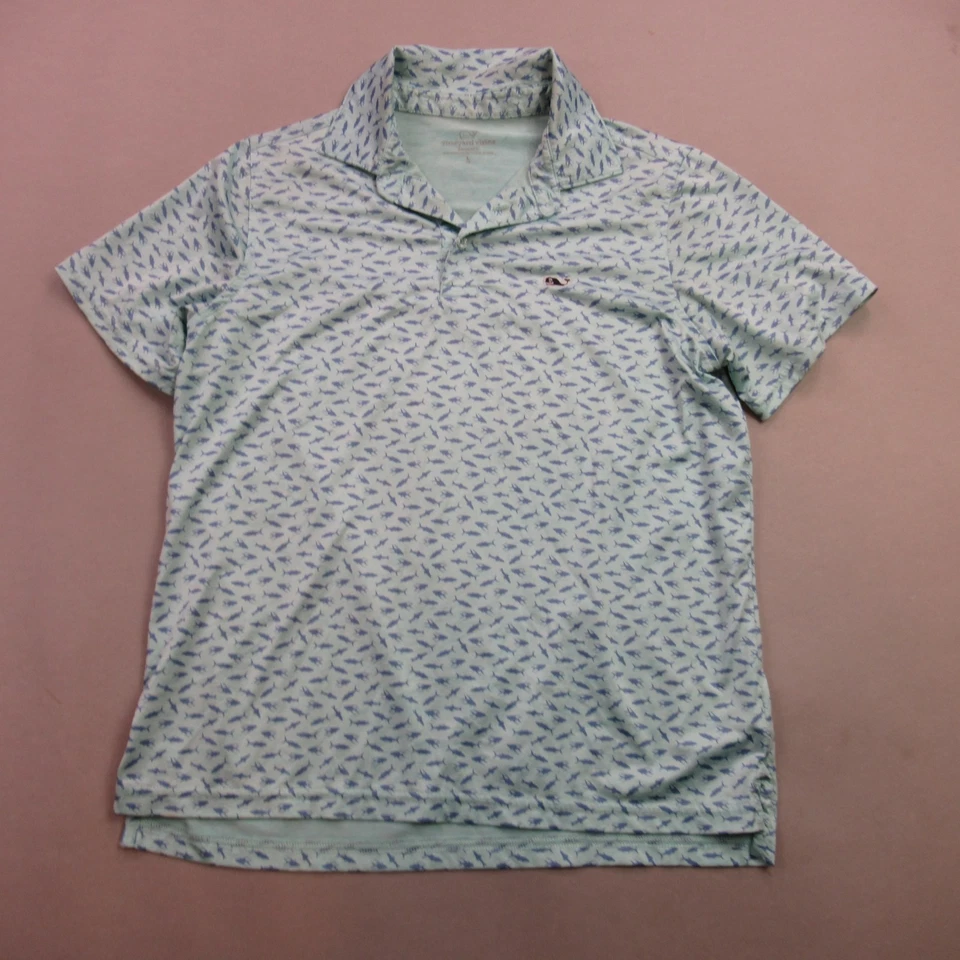 Camisa Vineyard Vines Niños Polo Grande Manga Corta Ligera Informal Foto 1 de 4