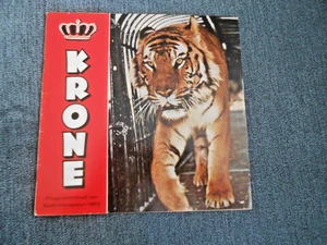 CIRCUS KRONE - SOMMERSAISON PROGRAMMHEFT 1963 - 44 SEITEN FOTOS UND TEXTE!! - Bild 1 von 9