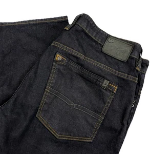 Buffalo David Bitton Jeans Mens 36X32 Blue Six-X Straight Stretch Cotton Pocket - Picture 1 of 14