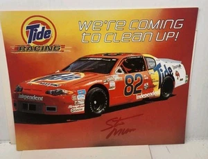 Tide Racing Steve Munro 10x8 Signed Card Inside Track Motorsport - Picture 1 of 3