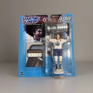 WAYNE GRETZKY Edmonton Oilers Starting Lineup Stanley Cup Trophy Hockey 2000 - Foto 1 di 6