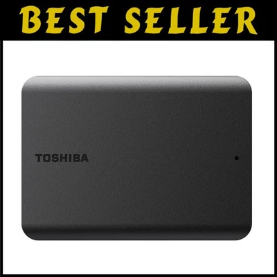 Portable 4TB Hard Drive USB 3.0 - Canvio Basics - Image 1 of 4