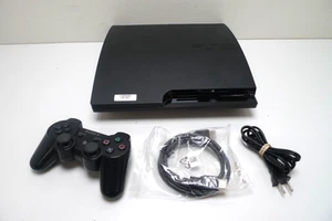 Sony Black PlayStation 3 | CECH-3001A | 256GB SSD | Missing Feet - Picture 1 of 7