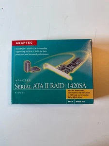 Adaptec SATA RAID 1420SA 4-Port PCI-X RAID Controller Card - Picture 1 of 3