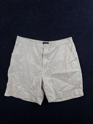 Pantalones Cortos Puritan Para Hombre 38 Beige Acera Clásicos Informales Frente Plano Mezcla de Algodón Foto 1 de 4