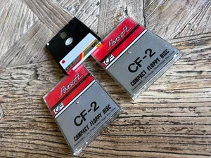 Amsoft CF-2 Discs X 3. Used. 2 With Cases - Afbeelding 1 van 3