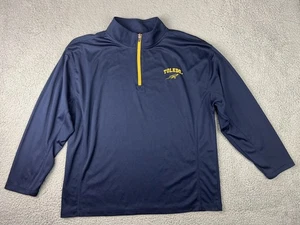 Toledo Rockets Shirt Mens XL Blue NCAA Football Quarter Zip Long Sleeve Pullover - Picture 1 of 10