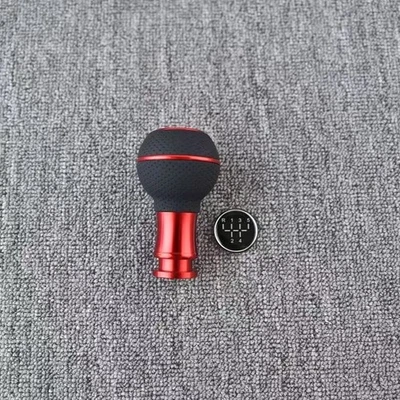 JDM Aluminio Cuero Manual 5 Velocidades 6 Velocidades Alta Edición Perilla de Cambio de Marchas Foto 1 de 3