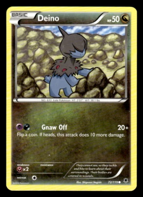Pokemon - Deino - 72/119 NM - Image 1 of 2